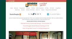 Desktop Screenshot of jensenfurnitureluck.com